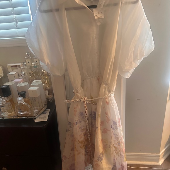 En Saison White Floral Mini Dress - Picture 6 of 7